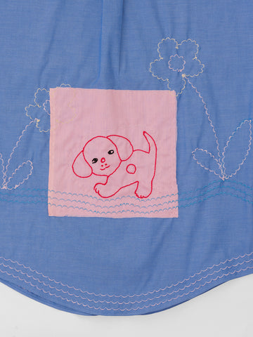 Cute Tender Memory Mini Pup Button Up