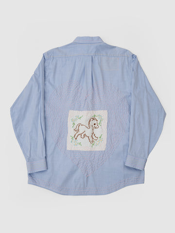 Cute Tender Memory Protected Pony Button Up