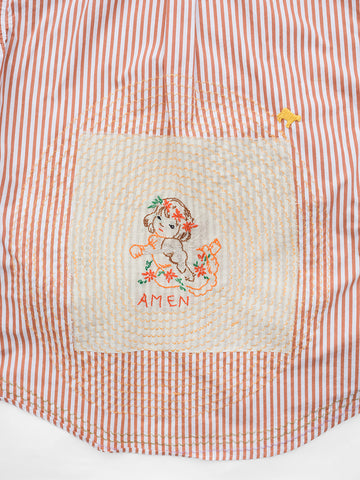 Cute Tender Memory Protected Sacral Button Up