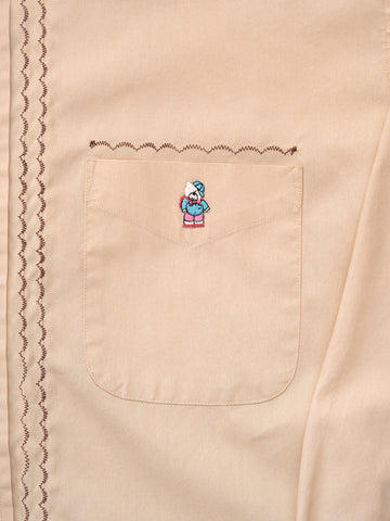 Cute Tender Memory Protected Sleep Button Up