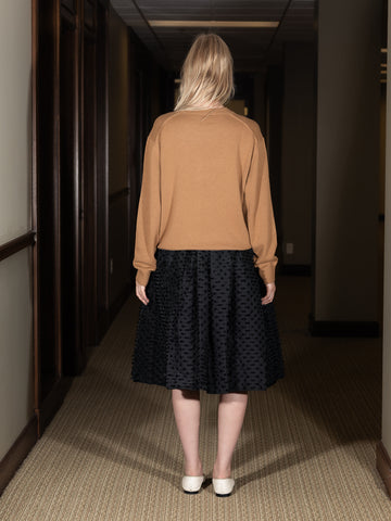 Dunst Unisex Cashmere Crewneck Sweater, Camel