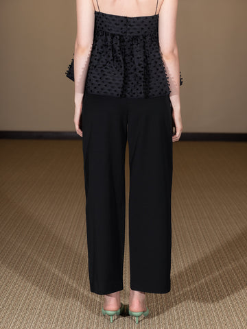 Dunst Double Pleated Wide Trouser