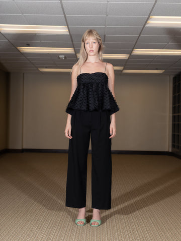 Dunst Double Pleated Wide Trouser