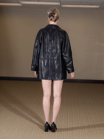 Dunst Unisex Lily Vegan Leather Half Jacket