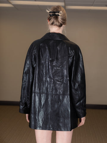 Dunst Unisex Lily Vegan Leather Half Jacket