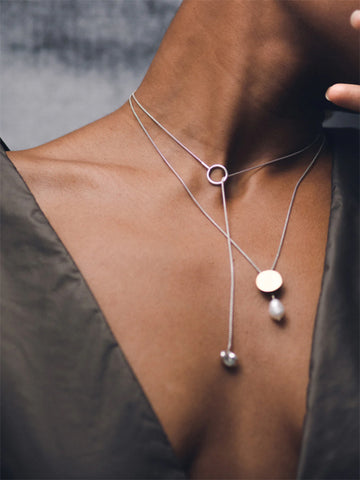 Faris Luro Necklace, Silver