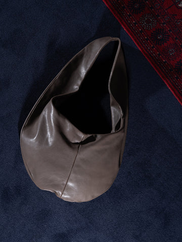 Gabriela Coll No. 250 Crossed Leather Bag, Dust