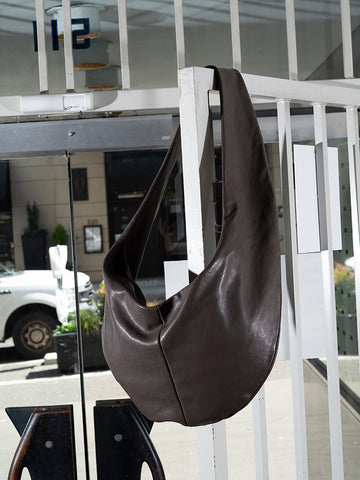 Gabriela Coll No. 250 Crossed Leather Bag, Dust
