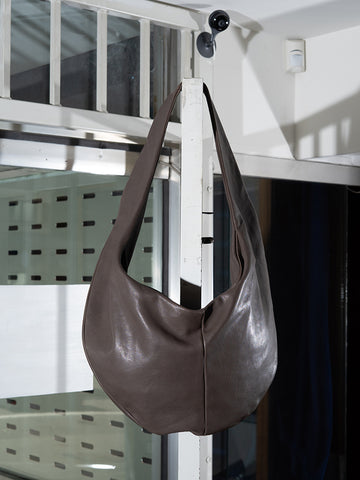 Gabriela Coll No. 250 Crossed Leather Bag, Dust
