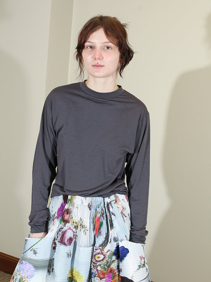 Gnuhr CREEPER CREW MERINO メリノウール ロンT CREEPER CREW MERINO | gnuhr