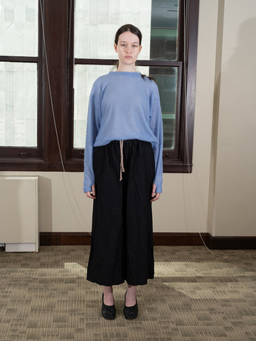 Comme des Garçons Creased Trouser, Black - Stand Up Comedy