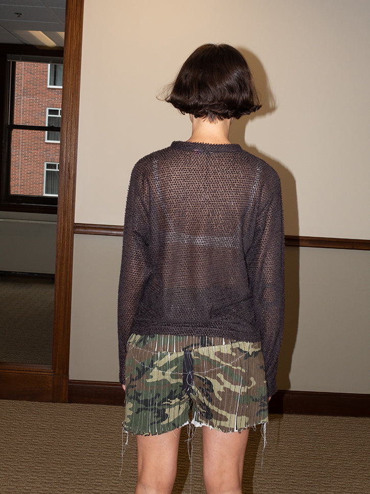 gnuhr / SHAG SWEATER (licorice) 6 gnuhr / SHAG SWEATER (licorice) 6