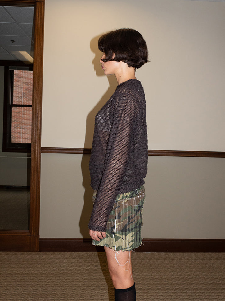 gnuhr / SHAG SWEATER (licorice) 6 gnuhr / SHAG SWEATER (licorice) 6