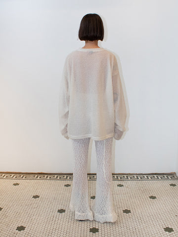 Gnuhr Shag Sweater, Winter White - Stand Up Comedy