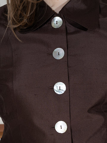 Hai Audrey Jacket, Dark Brown