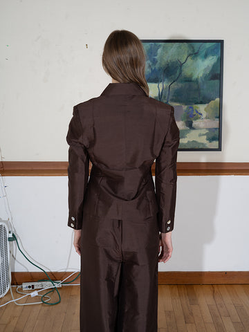 Hai Audrey Jacket, Dark Brown