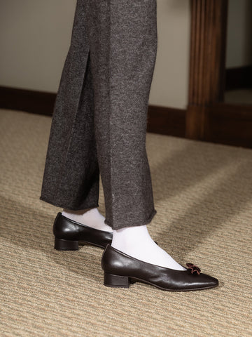 Hai x Reqins Fetiche Florence Shoe, Dark Brown