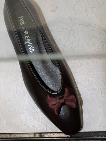 Hai x Reqins Fetiche Florence Shoe, Dark Brown
