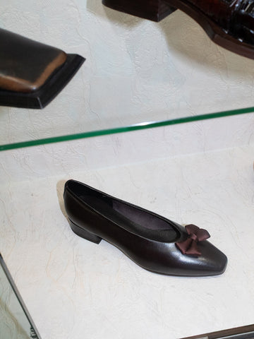 Hai x Reqins Fetiche Florence Shoe, Dark Brown