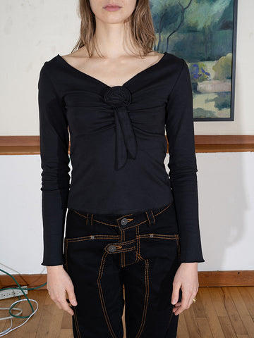 Hai Gretchen Tee, Black