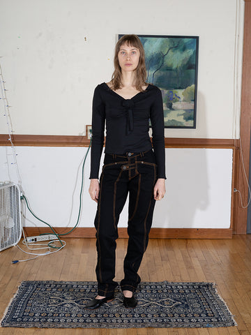 Hai Gretchen Tee, Black