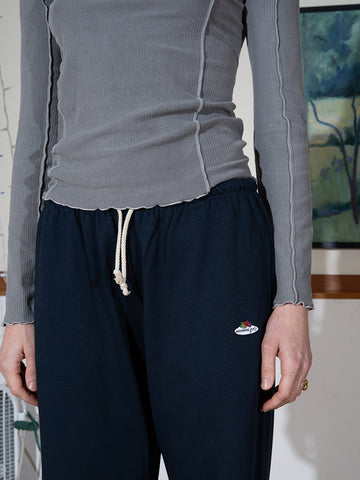 Baserange Omato Long Sleeve Top, Elie Grey