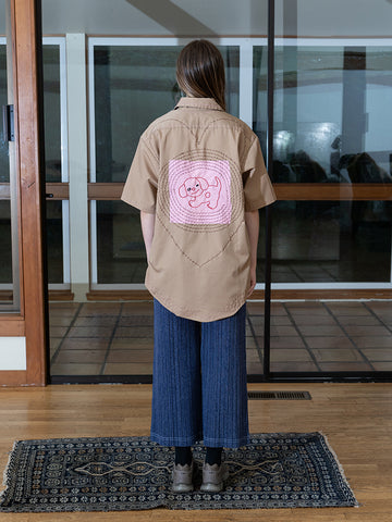 Cute Tender Memory Protected Pup Work Shirt