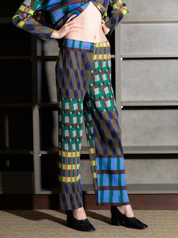Issey Miyake Pant, Blue Harmony - Stand Up Comedy