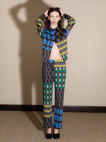 Issey Miyake Pant, Blue Harmony