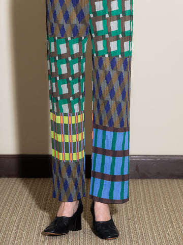 Issey Miyake Pant, Blue Harmony - Stand Up Comedy
