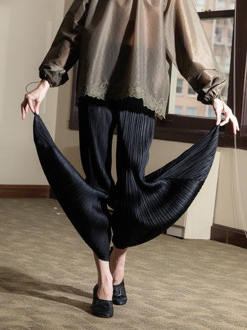 Issey Miyake Ole Trouser, Black - Stand Up Comedy