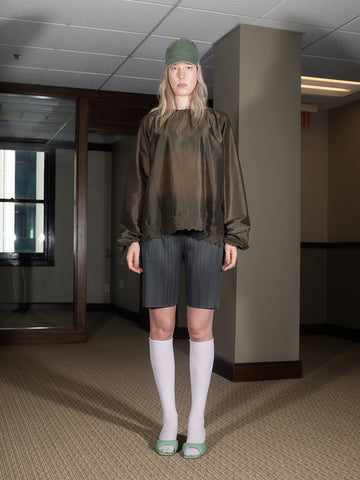 Issey Miyake Pleat Short, Charcoal Gray