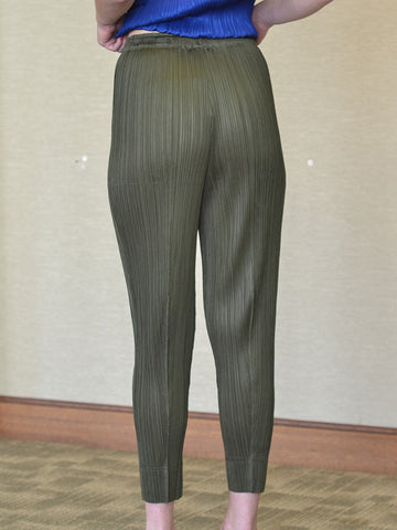 Issey Miyake Thicker Bottom Trouser, Khaki Green