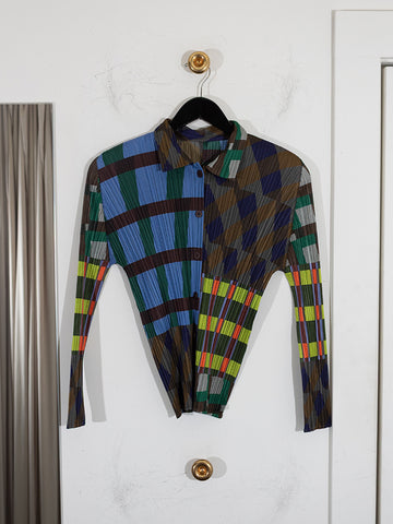 Issey Miyake Shirt, Blue Harmony