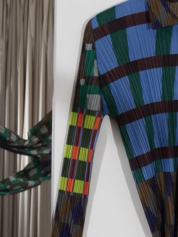 Issey Miyake Shirt, Blue Harmony