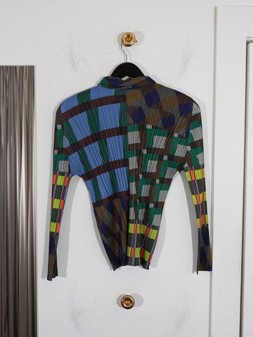 Issey Miyake Shirt, Blue Harmony