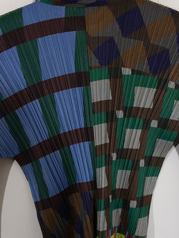 Issey Miyake Shirt, Blue Harmony