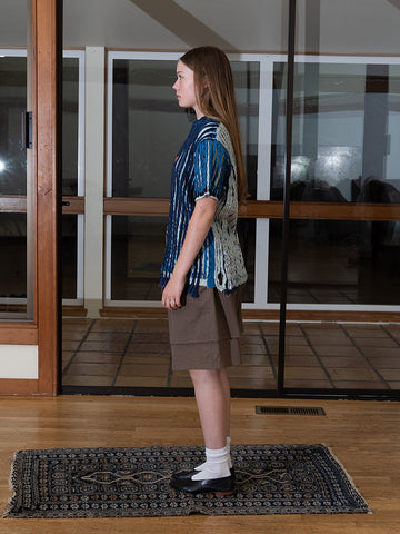Lauren Manoogian Pebbled Shorts, Bark