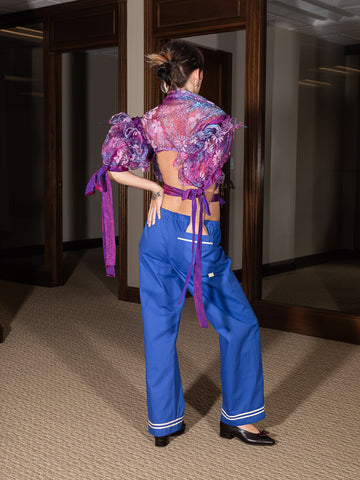 JRAT Believe Sheer Puff Crop