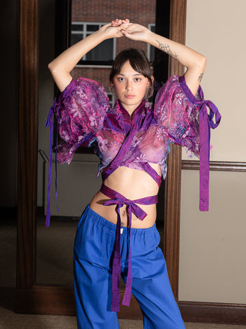 JRAT Believe Sheer Puff Crop