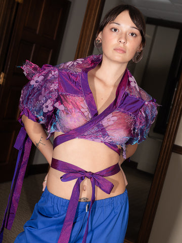 JRAT Believe Sheer Puff Crop