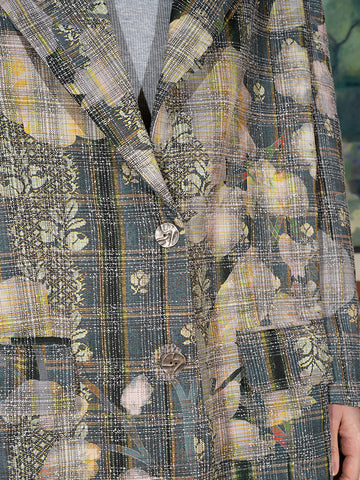 Julia Heuer Arnold Tailored Jacket, Bruno print