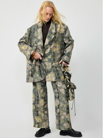 Julia Heuer Arnold Tailored Jacket, Bruno print