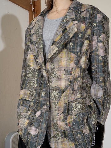 Julia Heuer Arnold Tailored Jacket, Bruno print