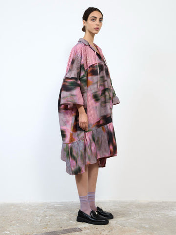 Julia Heuer Georgia Dress, Maris print - Stand Up Comedy