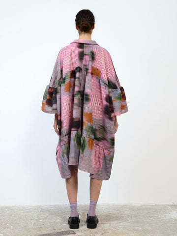 Julia Heuer Georgia Dress, Maris print - Stand Up Comedy