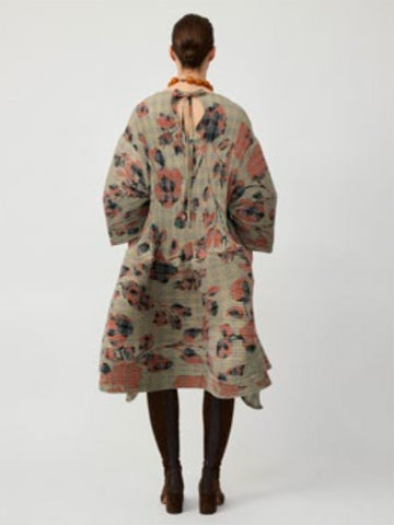 Julia Heuer Pax Pleated Dress, Sandy Ingrid print
