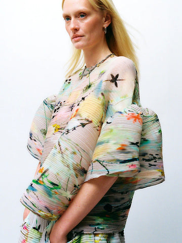 Julia Heuer Robin Top, Frances print