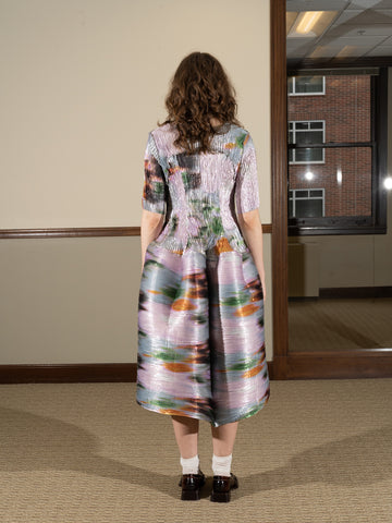 Julia Heuer Uma Dress, Maris Irridescent print - Stand Up Comedy