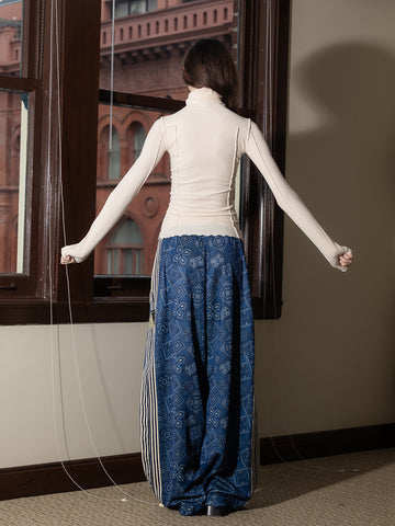 Kapital Smooth Cookie Bandana Baggy Track Pant - Stand Up Comedy